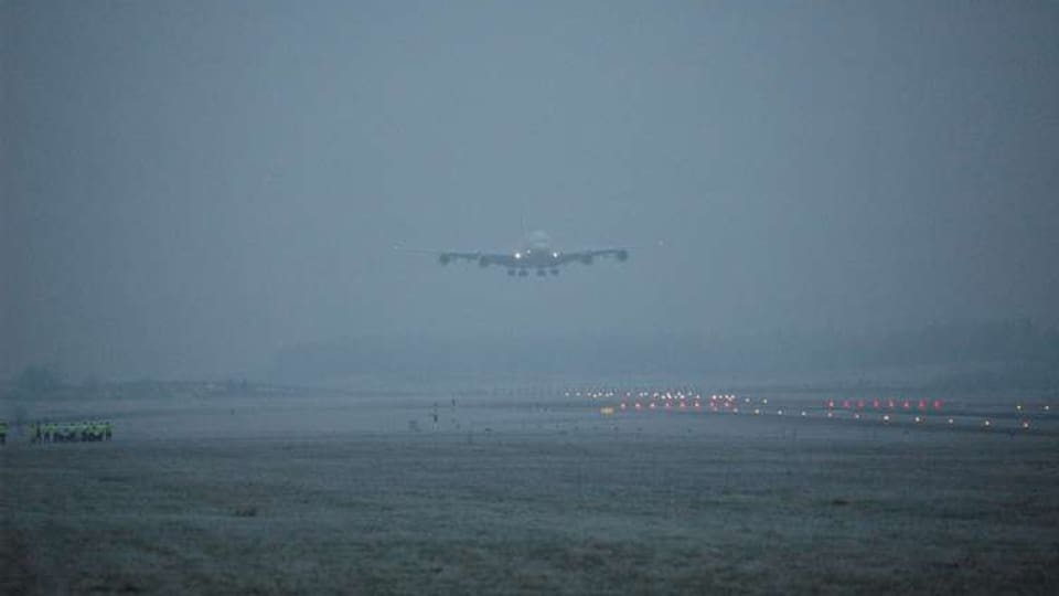 A380 durant sgol d'atterrament