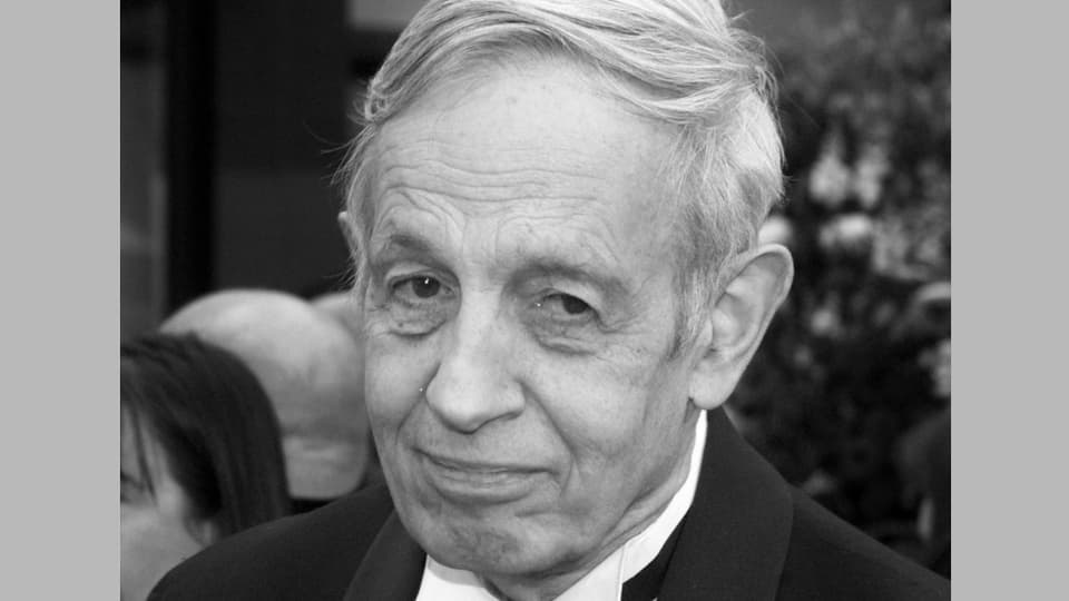 Purtret da John Forbes Nash en nair ed alv.