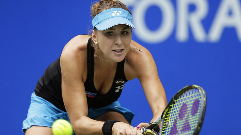 Belinda Bencic na para betg pli uschè frestga. 