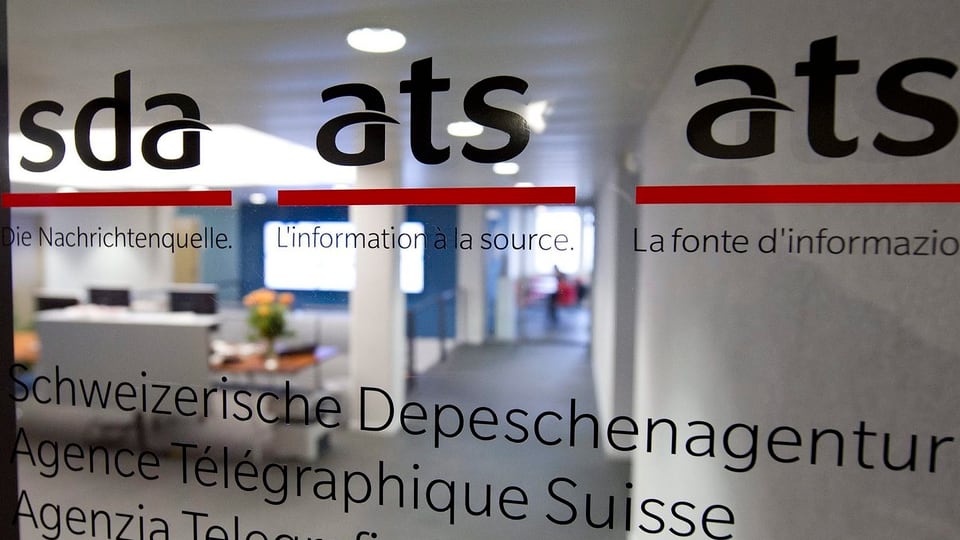 Il logo da la SDA vid in isch da vaider. 