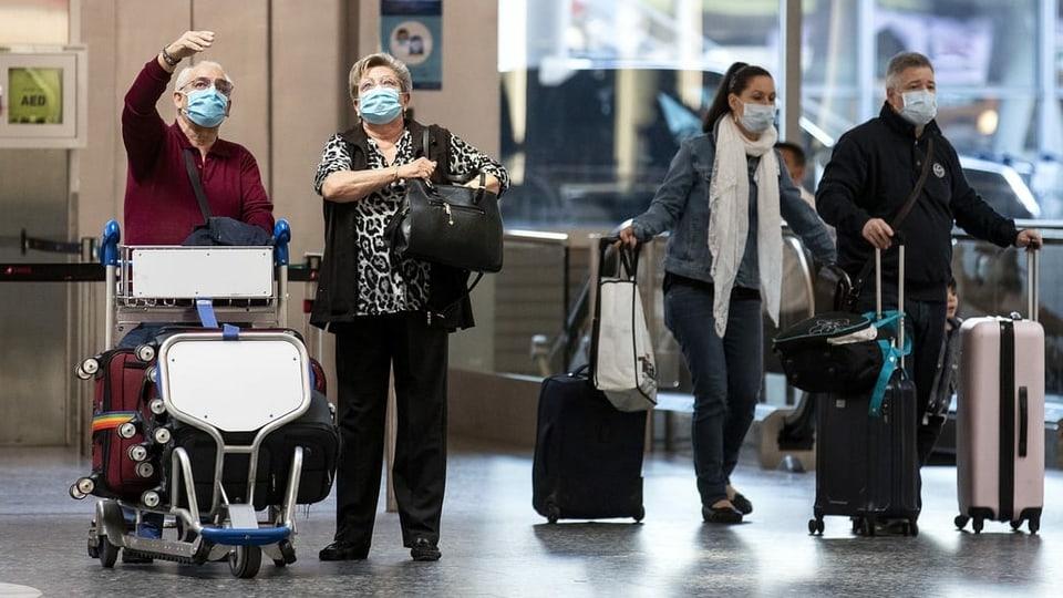 Passagiers a l’eroport da Turitg.