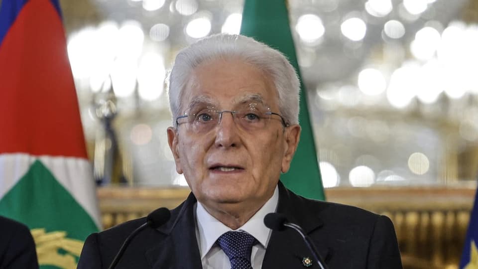 Il president dal stadi talian Sergio Mattarella.