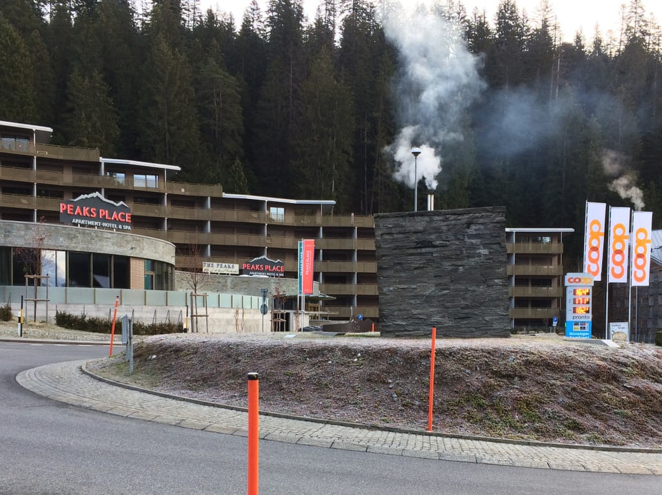 Il cubus tort sin la rondella a Laax.