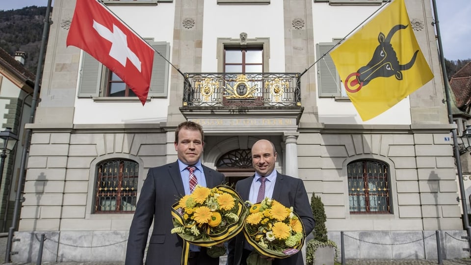 Nov en la regenza dal chantun Uri: Christian Arnold da la PPS (sanester) e Daniel Furrer da la PCD. 