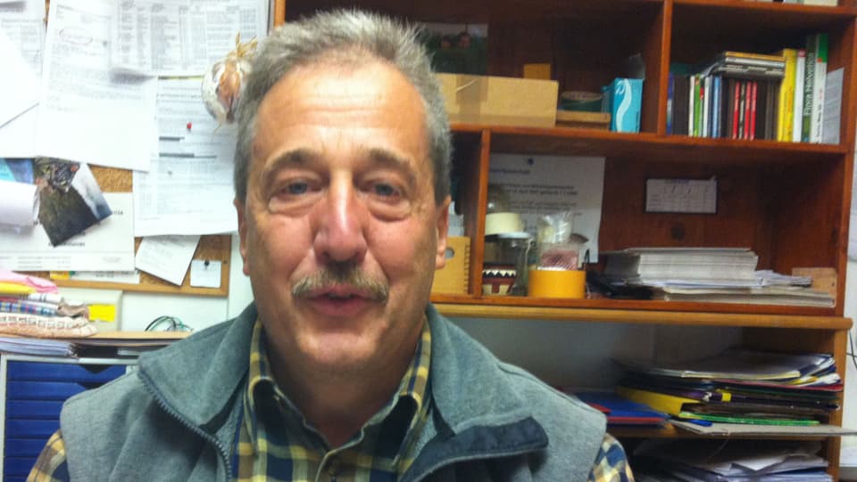 Arturo Plozza, il president communal da Brusio.