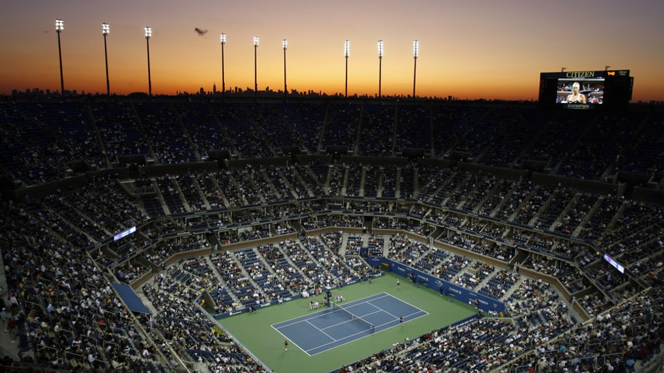 Il stadion Arthur Ashe a Flushing Meadows a New York