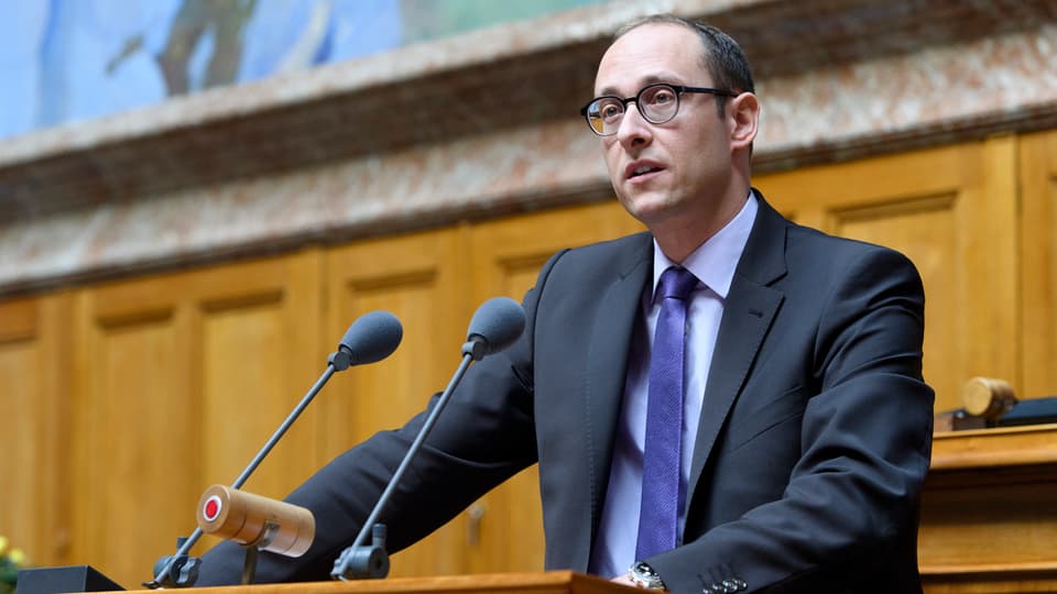 Purtret da Martin Candinas en il cussegl naziunal. 