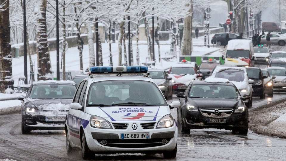 Caos da traffic a Paris.