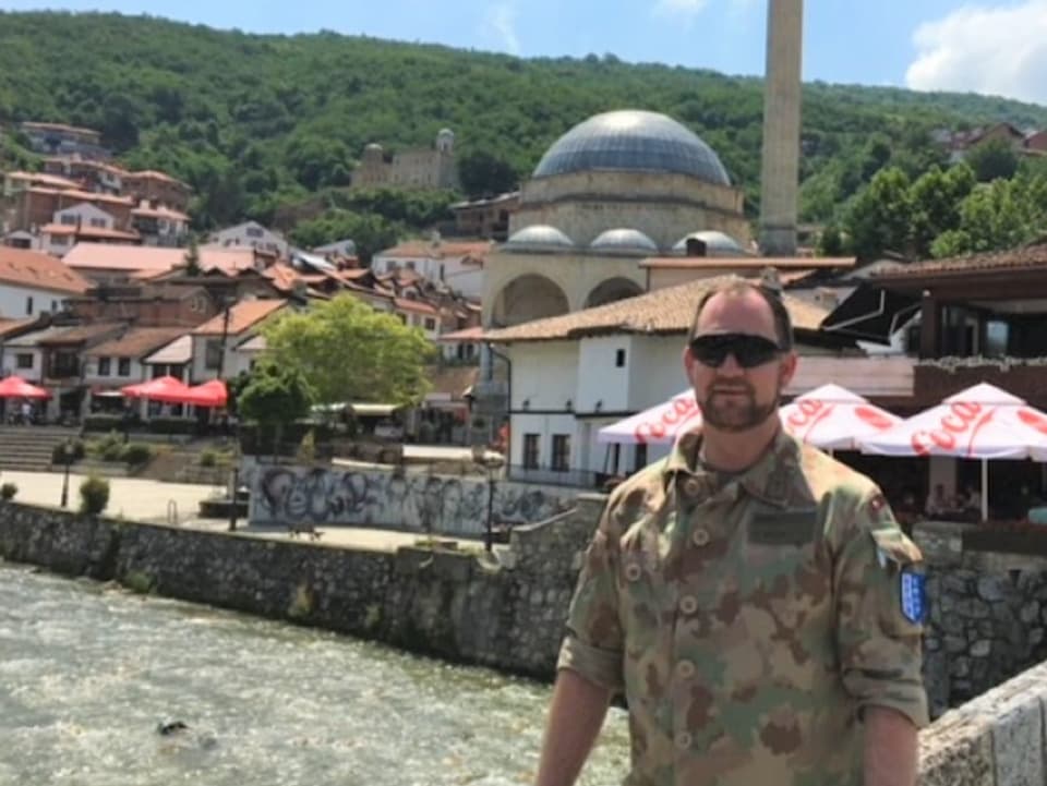 Clau Martin Bieler en Bosnia.