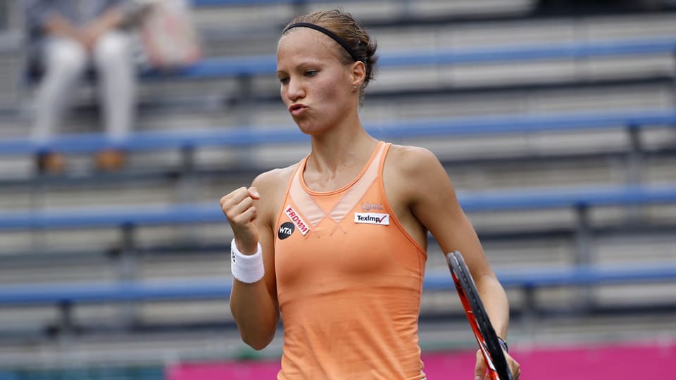 Giugadra da tennis svizra.