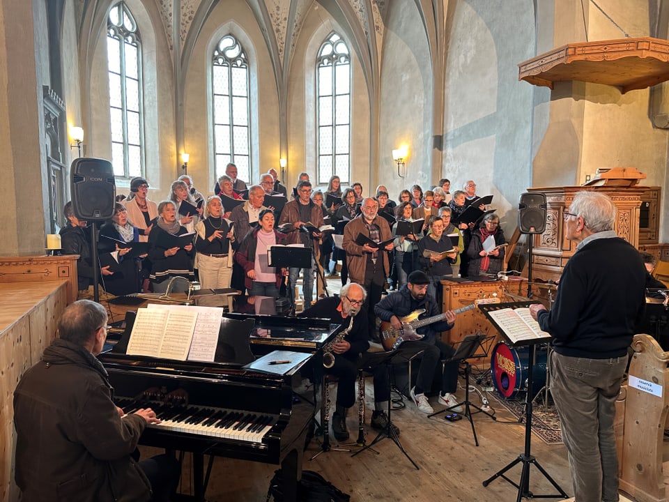 Der Chor wird nur ein einziges Konzert in dieser Formation geben. 