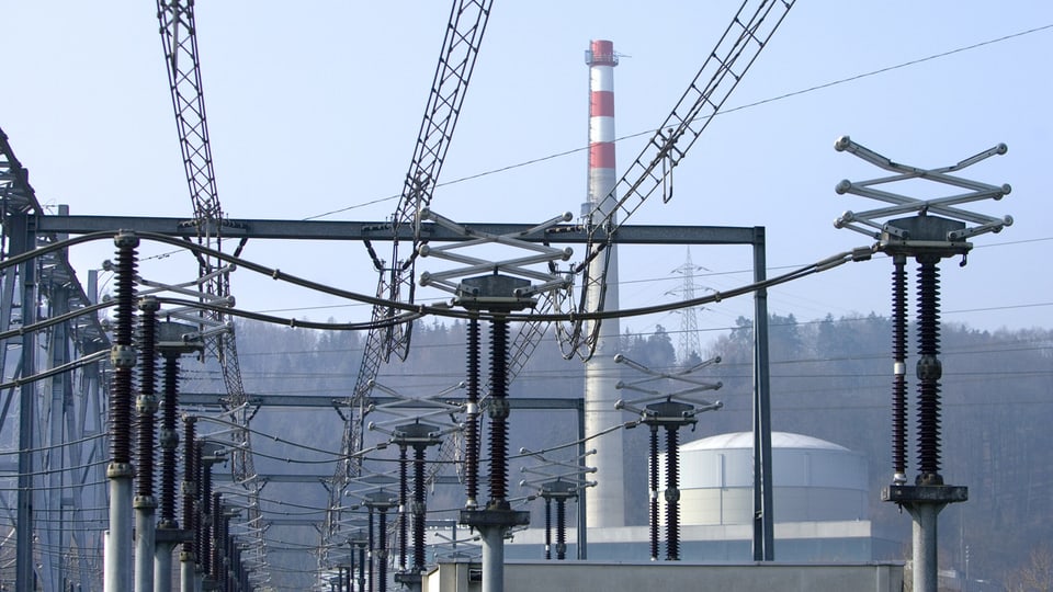 Purtret da l'ovra atomara Mühleberg. 