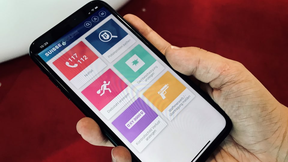 L'applicaziun sin iOS