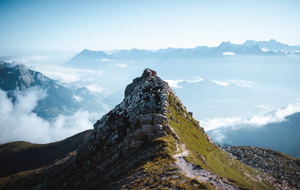 in piz davant in panorama