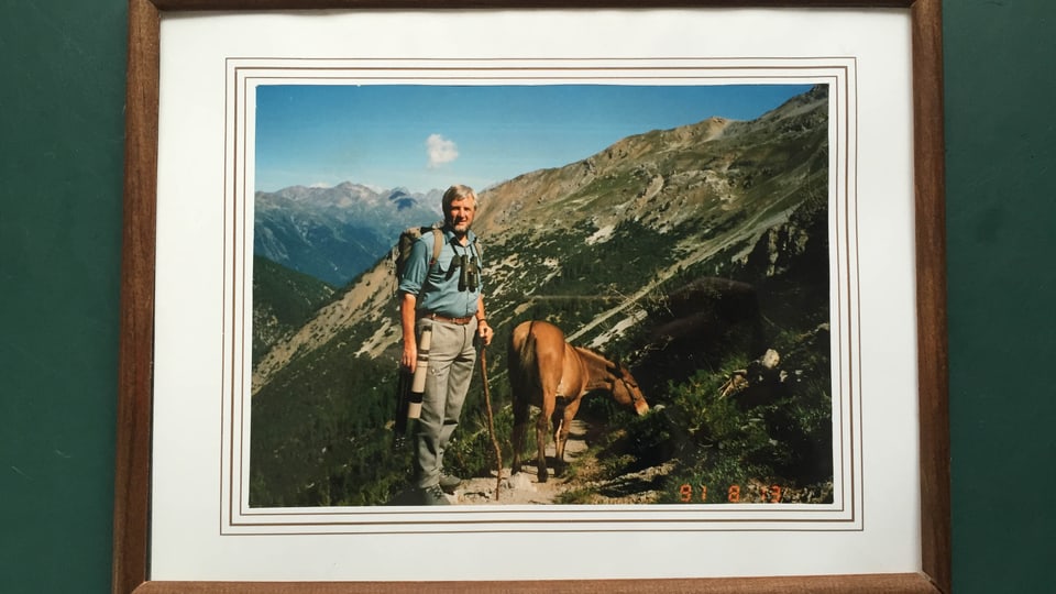 Ina fotografia enramada da Dario Clavuot ed il milet Rebecca.