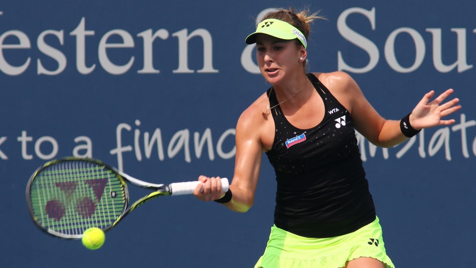 La giugadra da tennis svizra Belinda Bencic.