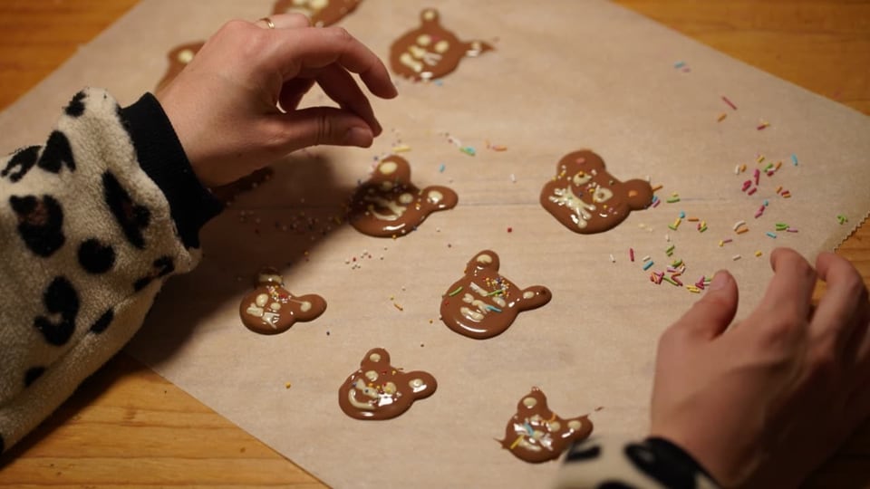 Schokoladenmäuse selber machen