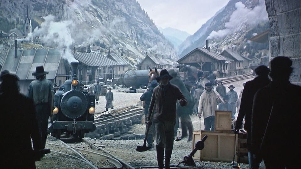 Premiera dal film «Gotthard» per ils da Valendau