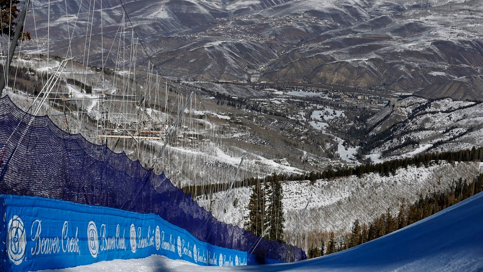 Vista sin Avon e Beaver Creek da la pista Birds of Prey.