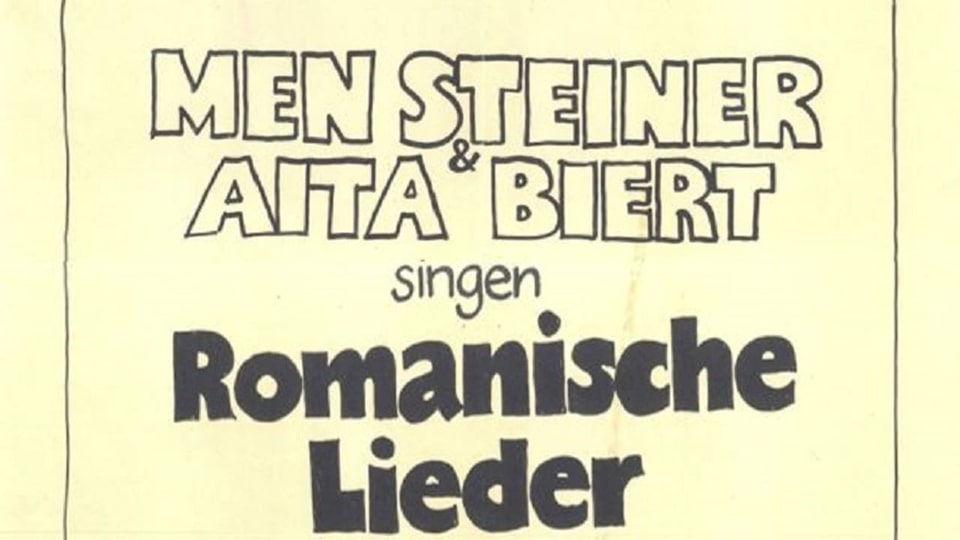 Teil eines Konzertplakats.