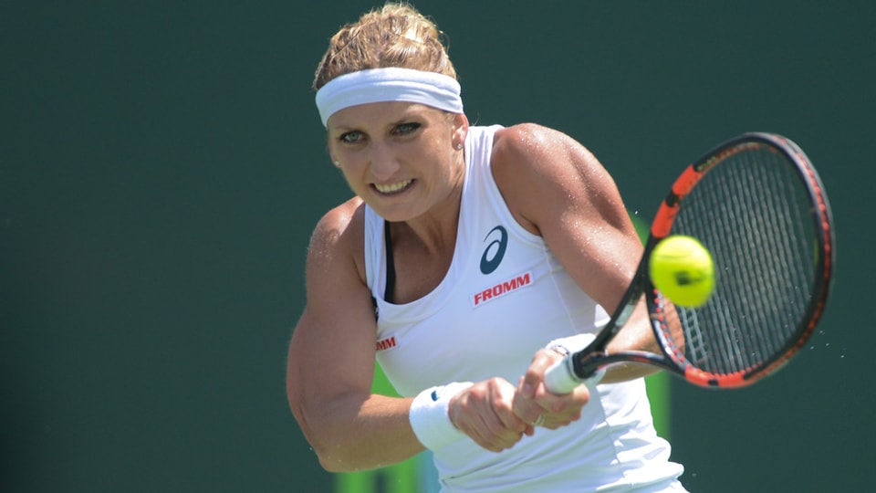 Timea Bacsinszky. 