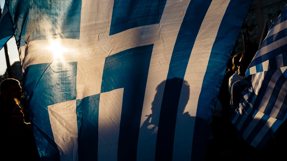 Bandiera da la Grezia. 