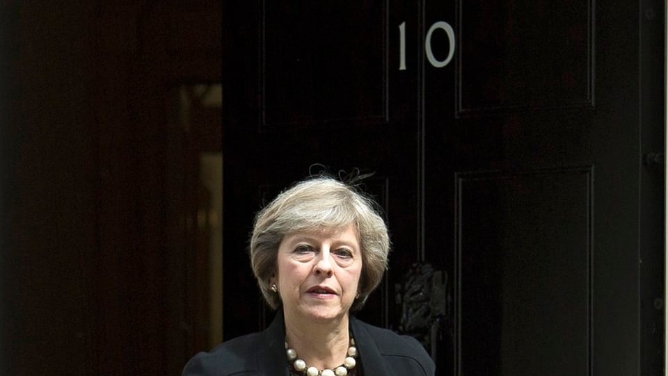 Theresa May. 