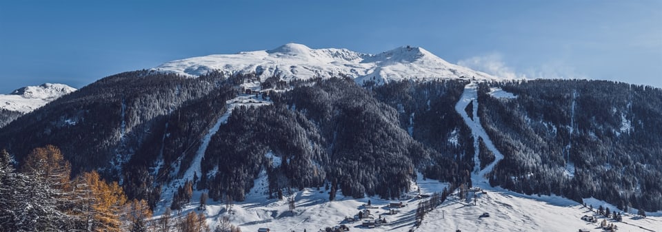 Visualisierung des Soll-Zustands der Piste in Davos.