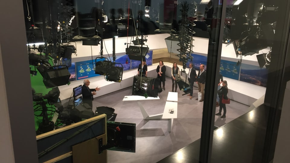 Il studio da televisiun.