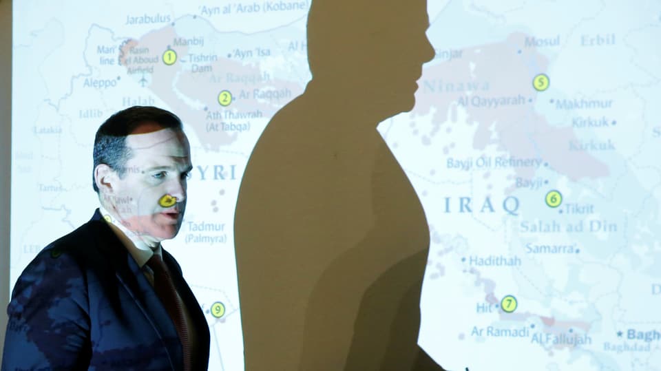 Um davant ina mappa.