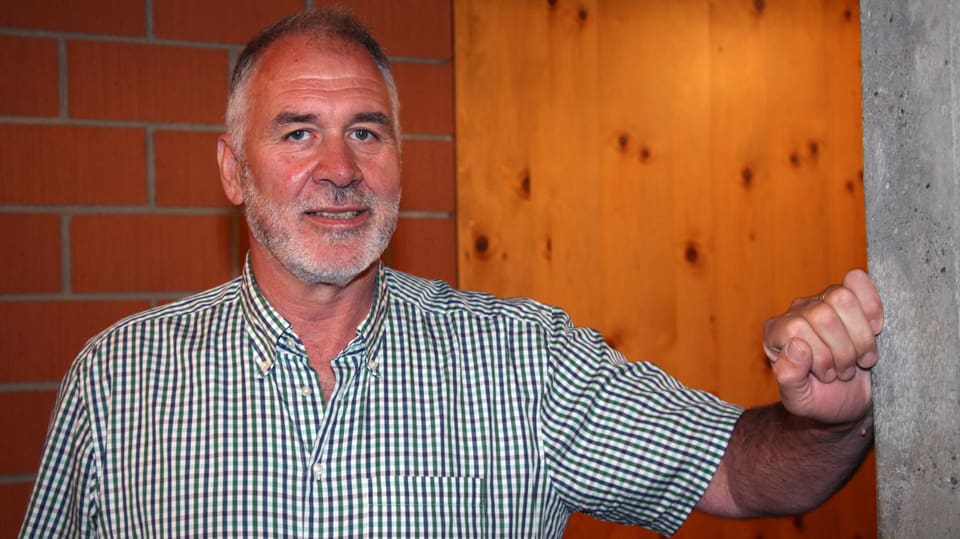 Leo Thomann, l'emprim president communal da la vischnanca Surses.