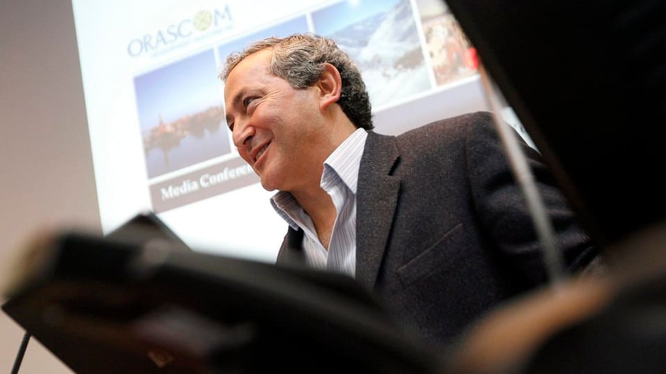  Samih Sawiris che discurra.