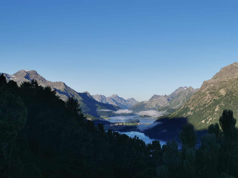 La pli bella vista da bun'ura en l'Engiadina'Ota