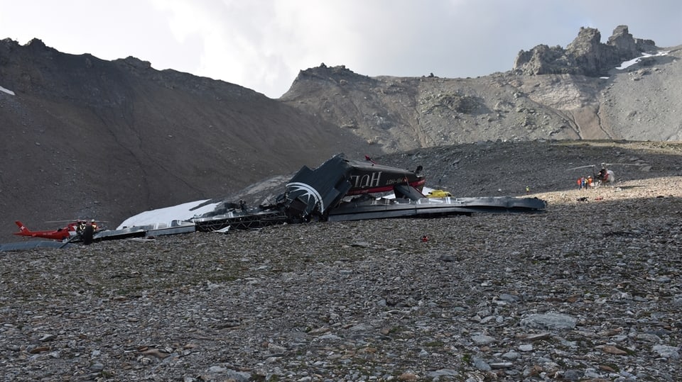 La Ju-52 ch' è crudada al Piz dal Segnas.