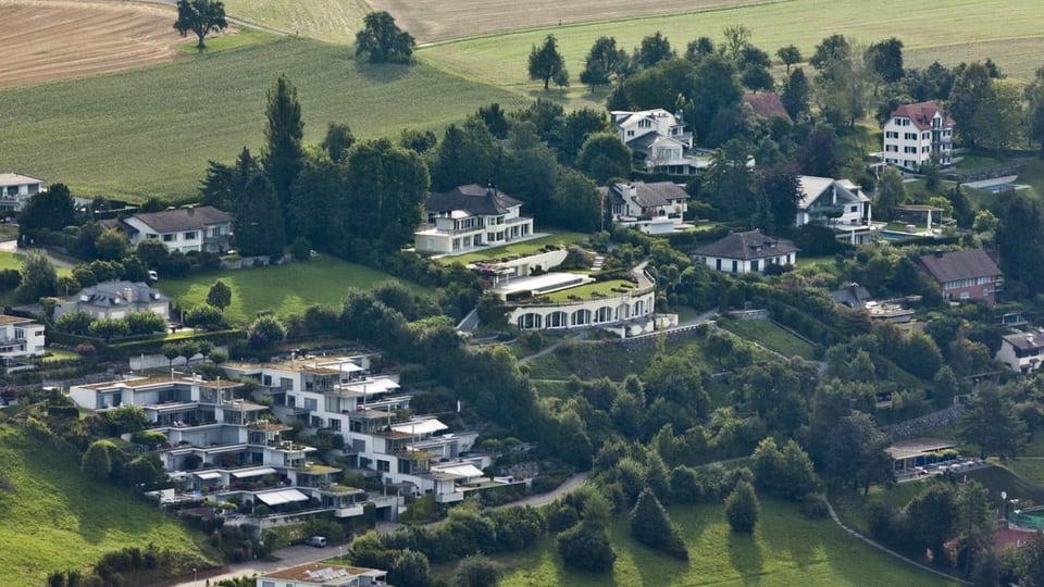 Amez la residenza da la famiglia Blocher.