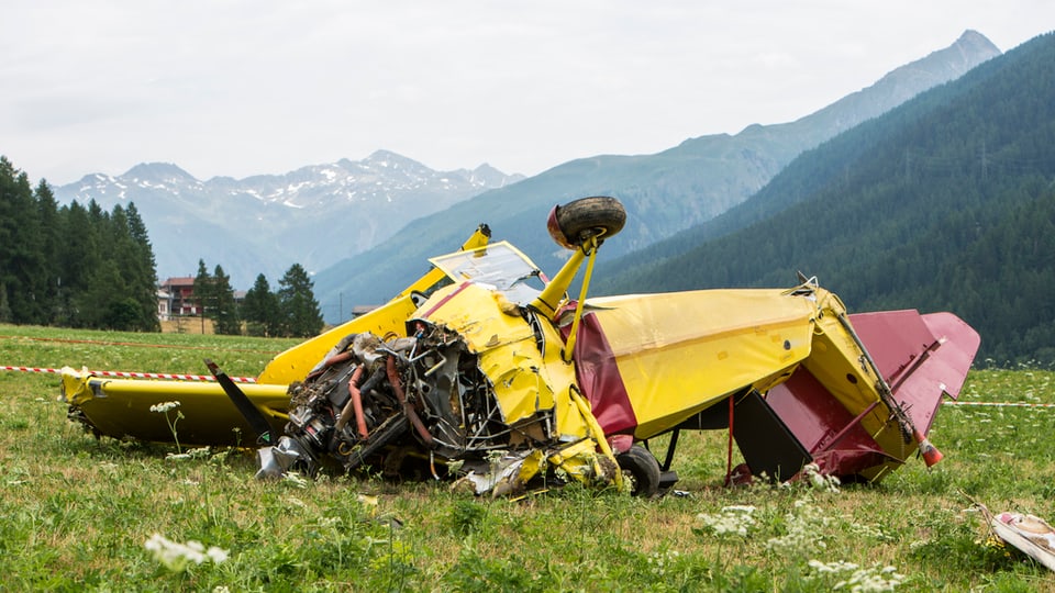 il wrack da l'aviun mellen