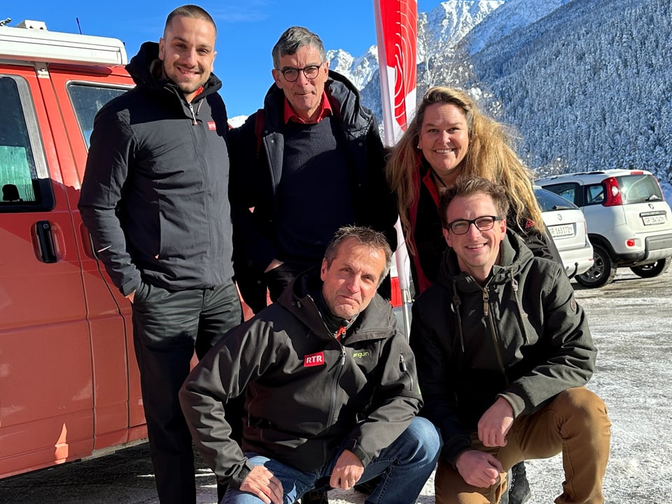 Moderations-Team RTR in Scuol Ost