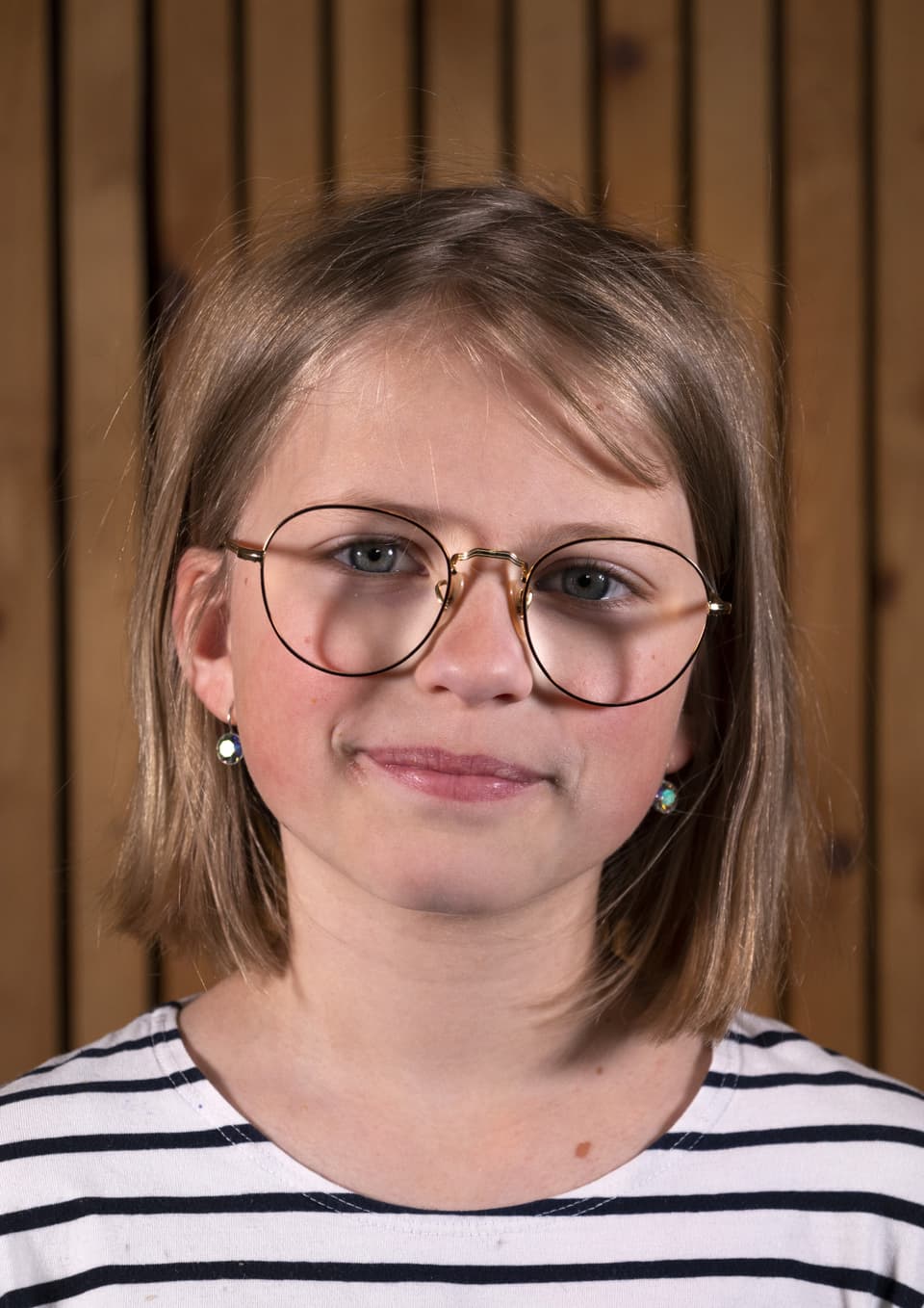 Portrait Mädchen mit Brille