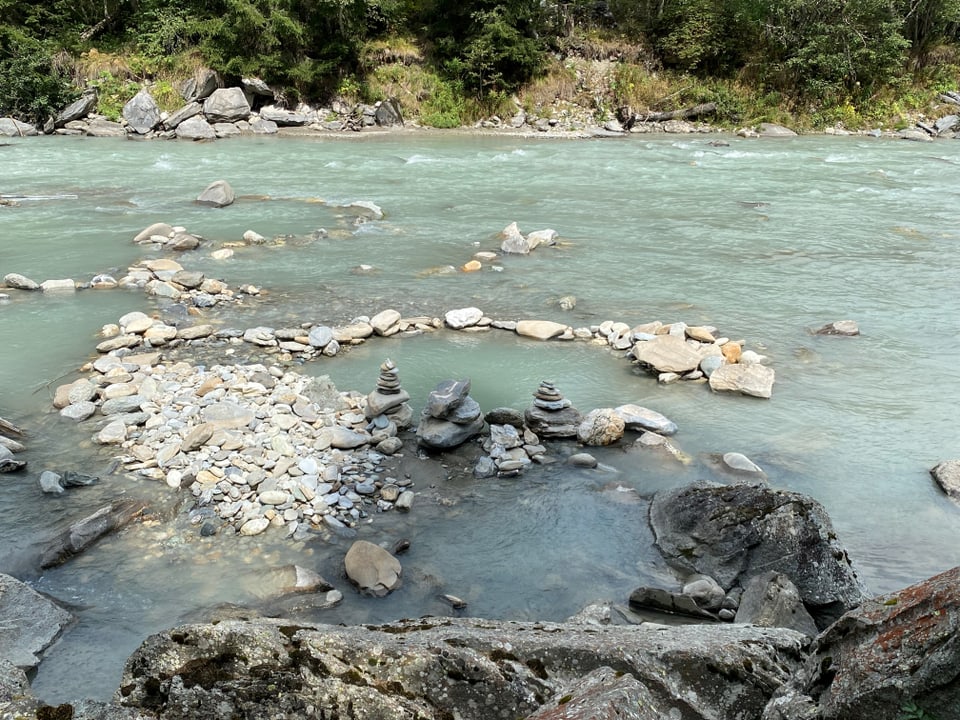 Eingriff Goldgräber Hinterrhein