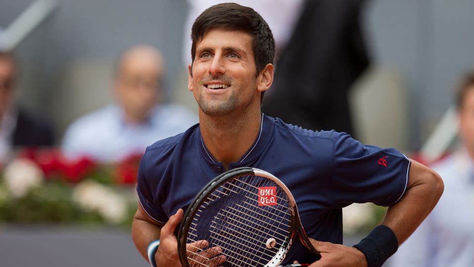 Ina fotografia da Novak Djokovic.