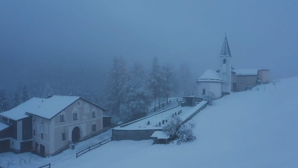 Brail mit dem Elternhaus und der Kirche, wo Annamaria Reinalter gestorben ist