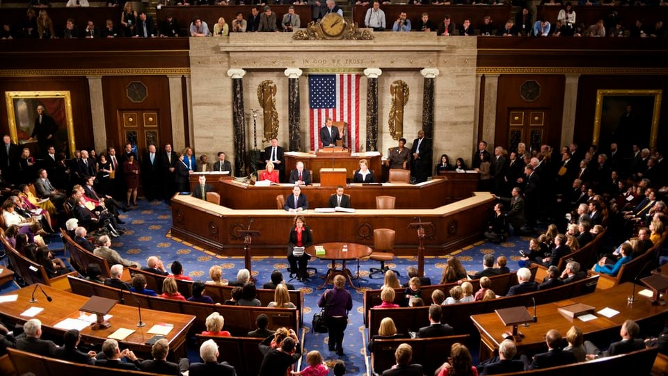 Vista en il congress american. 