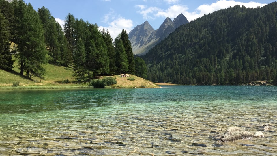 Ina culissa magifica al Swiss Irontrail (Lai da Palpuogna).