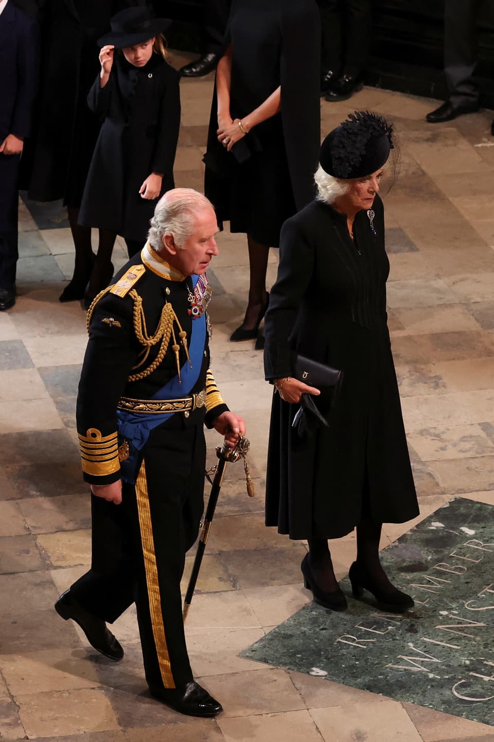 Retg Charles e regina consorta Camilla.