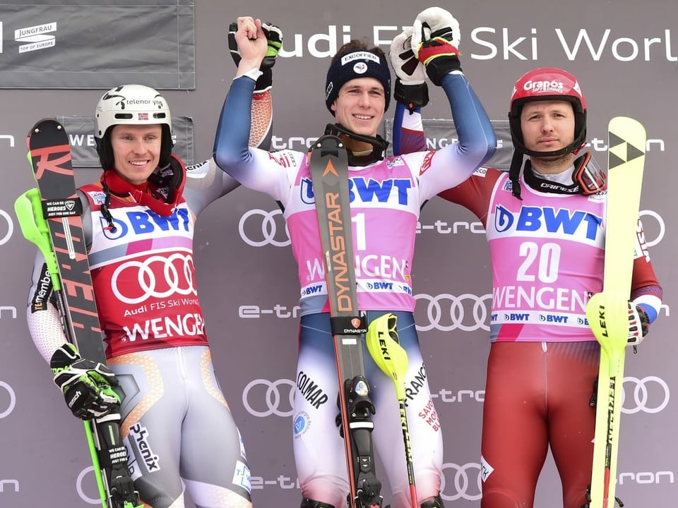 Ils victurs dal slalom a Wengen: