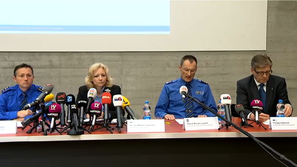 L'infzurmaziun da las autoritads a Rupperswil. 
