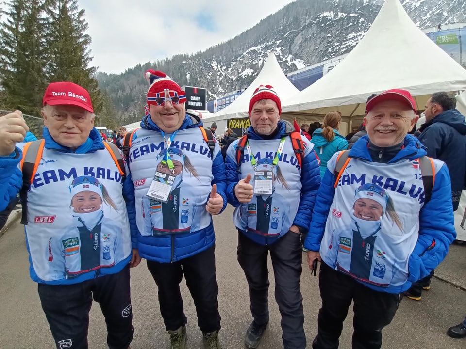 Ina gruppa seniors da la Norvegia giauda il temp en Slovenia.