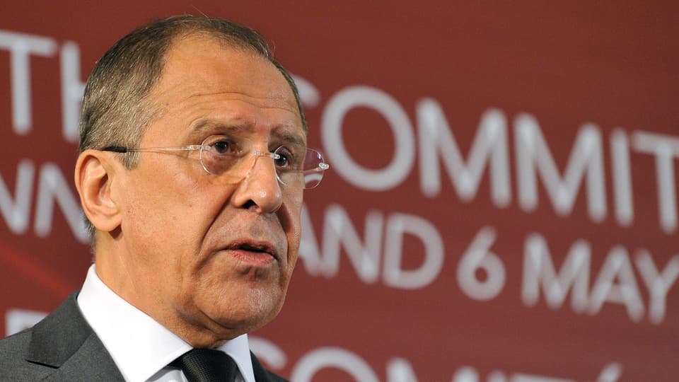 Il minister da l'exteriur russ, Sergej Lawrow.