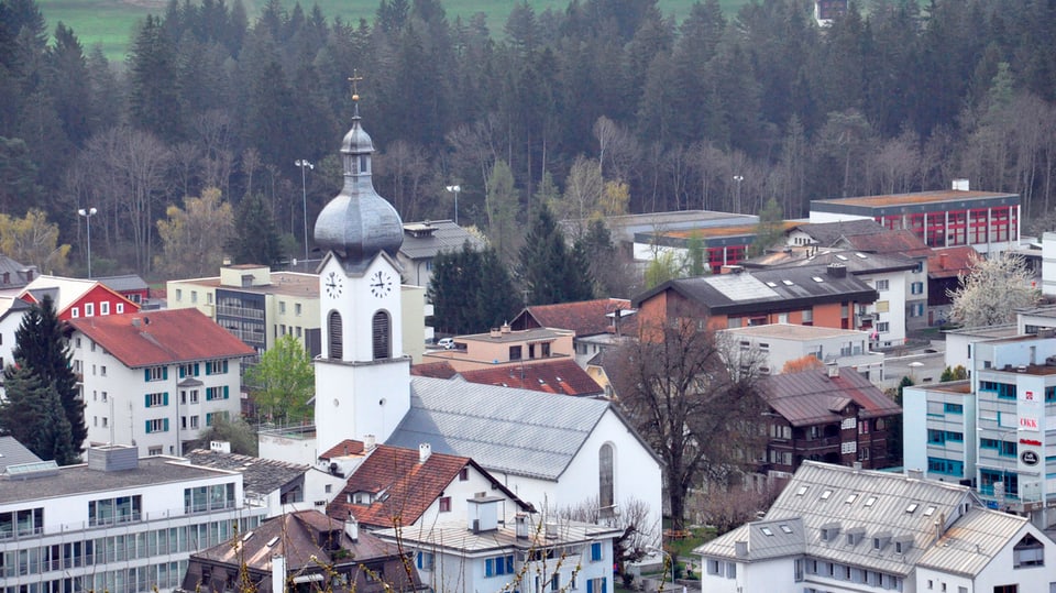 Vista sur Glion.