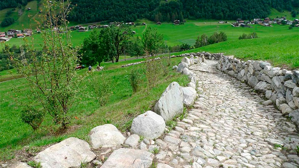 via da crappa a Sumvitg